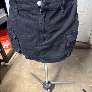 SHEIN Black Mini Skirt